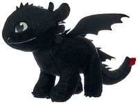 Dragons 3 - Krokmou (Brille Dans Le Noir) - Figurine en peluche - Unisexe - noir