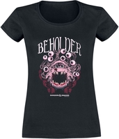 Dungeons and Dragons - Beholder - T-Shirt Manches courtes - Femme - noir