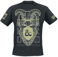 Dungeons and Dragons - Character Levels 10-14 - T-Shirt Manches courtes - Homme - noir