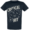 Dungeons and Dragons - Critical Hit - T-Shirt Manches courtes - Homme - noir