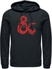 Dungeons and Dragons - DnD HeartFill - Sweat-shirt à capuche - Homme - noir