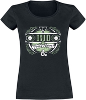 Dungeons and Dragons - Druid - T-Shirt Manches courtes - Femme - noir