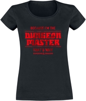 Dungeons and Dragons - Dungeon Master - T-Shirt Manches courtes - Femme - noir