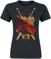 Dungeons and Dragons - Honor Among Thieves - Shield - T-Shirt Manches courtes - Femme - noir