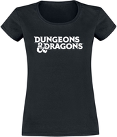 Dungeons and Dragons - Logo - T-Shirt Manches courtes - Femme - noir