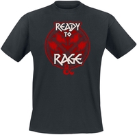 Dungeons and Dragons - Ragin Barbarian - T-Shirt Manches courtes - Homme - noir