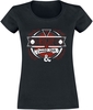 Dungeons and Dragons - Rouge - T-Shirt Manches courtes - Femme - noir