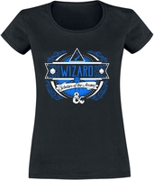 Dungeons and Dragons - Sorcier - T-Shirt Manches courtes - Femme - noir