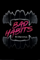Ed Sheeran - Bad Habits - Poster - Unisexe - blanc noir