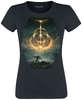Elden Ring - Cover - T-Shirt Manches courtes - Femme - noir