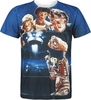 E.T. - the Extra-Terrestrial - Extra Terrestrial Allover - T-Shirt Manches courtes - Homme - multicolore