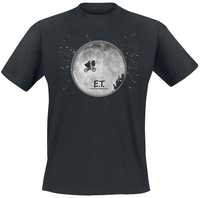 E.T. - the Extra-Terrestrial - Moon Silhouette - T-Shirt Manches courtes - Homme - noir