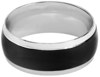 etNox - Basic - Bague - Unisexe - couleur argent