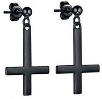 etNox - Black Cross - Set de boucles d