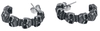 etNox - Black Skulls - Set de boucles d