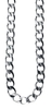 etNox - Chaîne Basique - Collier - Unisexe - couleur argent