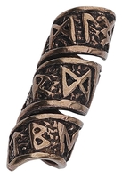etNox - Character - Perles à barbe - Homme - couleur bronze