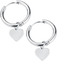 etNox - Creole Heart Hoop - Boucles d