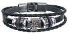 etNox - Croix de Fer - Bracelet - Unisexe - noir