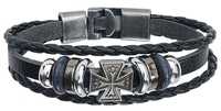 etNox - Croix de Fer - Bracelet - Unisexe - noir