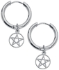 etNox - Créoles Pentagramme - Boucles d
