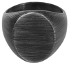 etNox - Gun Metal Siegelring - Bague - Unisexe - noir