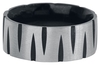 etNox - Kerben - Bague - Femme - noir argent