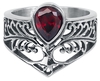 etNox - Lebensbaum mit Tropfen - Bague - Femme - couleur argent