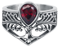 etNox - Lebensbaum mit Tropfen - Bague - Femme - couleur argent