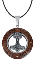etNox - Marteau De Thor - Collier - Unisexe - couleur argent