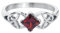 etNox - Nœud Celtique - Bague - Femme - couleur argent