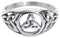 etNox - Nœud Celtique - Bague - Homme - couleur argent