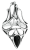 etNox - Onyx Noir - Bague - Femme - couleur argent