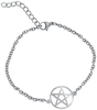 etNox - Pentagramm - Bracelet - Femme - couleur argent