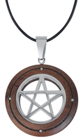 etNox - Pentagramm - Collier - Unisexe - couleur argent