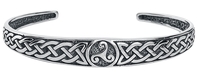 etNox - Triskèle - Bracelet - Unisexe - couleur argent