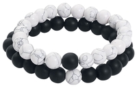 etNox - Turquoise - Bracelet - Femme - noir blanc
