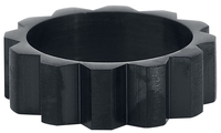 etNox - Zahnrad - Bague - Unisexe - noir