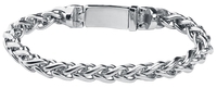 etNox hard and heavy - Basic - Bracelet - Homme - couleur argent