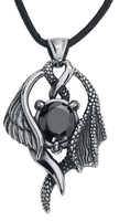etNox hard and heavy - Drachenstein - Collier - Unisexe - couleur argent