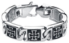 etNox hard and heavy - Iron Cross - Bracelet - Homme - couleur argent