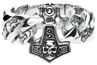 etNox hard and heavy - Marteau De Thor - Bracelet - Unisexe - multicolor