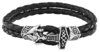 etNox hard and heavy - Marteau De Thor - Bracelet en cuir - Unisexe - multicolor