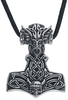 etNox hard and heavy - Marteau De Thor - Collier - Unisexe - couleur argent