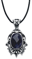 etNox hard and heavy - Night Sky - Collier - Femme - argent bleu