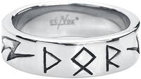 etNox hard and heavy - Runes De Thor - Bague - Unisexe - couleur argent