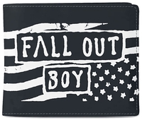 Fall Out Boy - Rocksax - Flag - Portefeuille - Homme - noir blanc