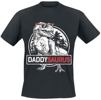 Familie & Freunde - Daddysaurus 2 - T-Shirt Manches courtes - Homme - noir