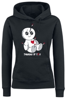 Familie & Freunde - Thinking Of You - Sweat-shirt à capuche - Femme - noir