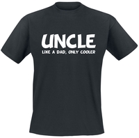 Familie & Freunde - Uncle - Like A Dad,  Only Cooler - T-Shirt Manches courtes - Homme - noir